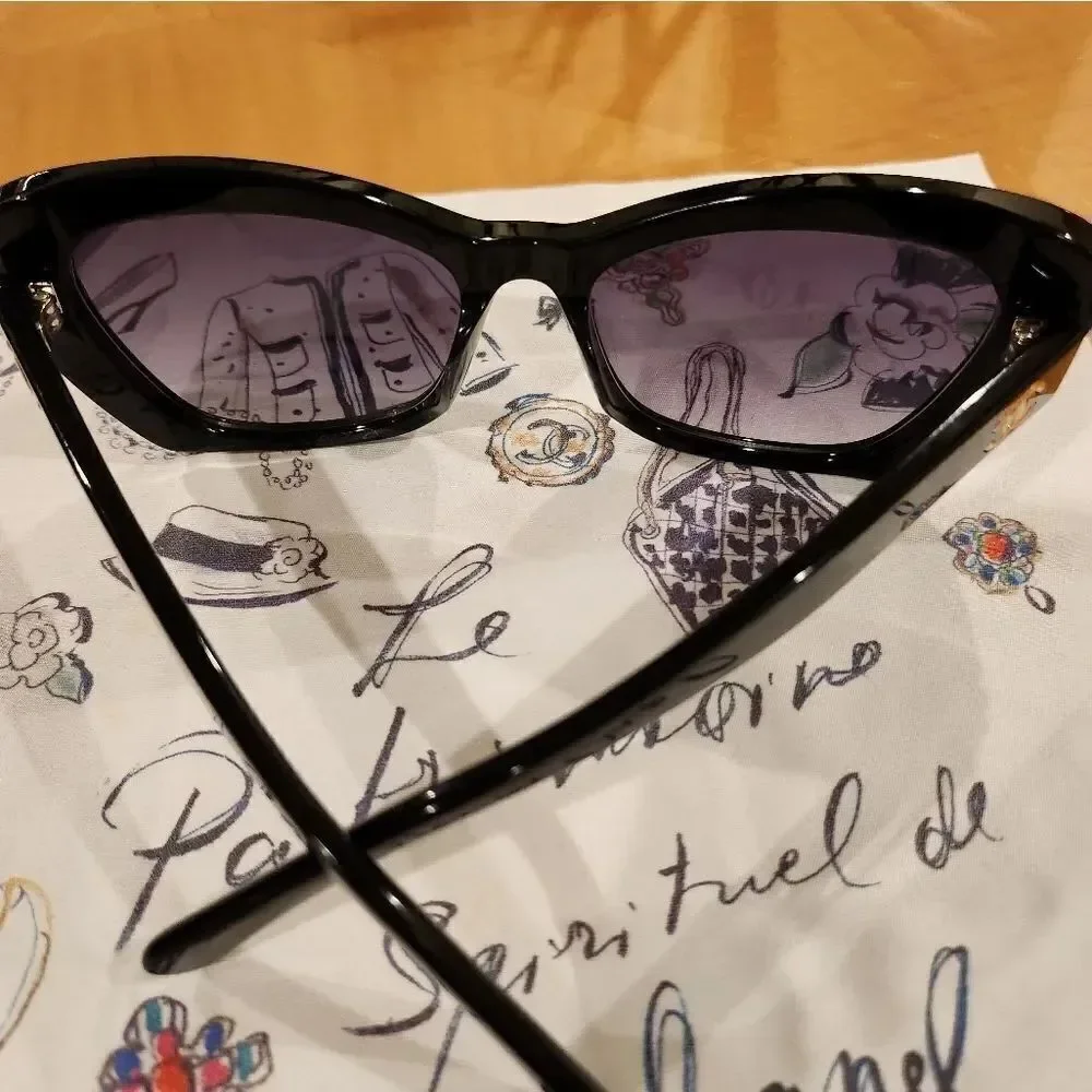 Chanel Black Sunglasses